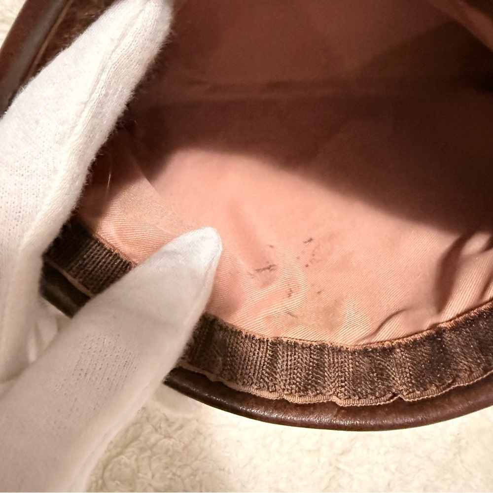 Loewe Tan and Brown Suede Cosmetic Bag - Picture 15 of 15